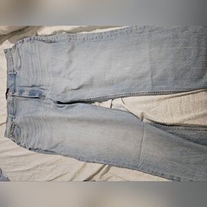 ASOS flared jeans in light blue